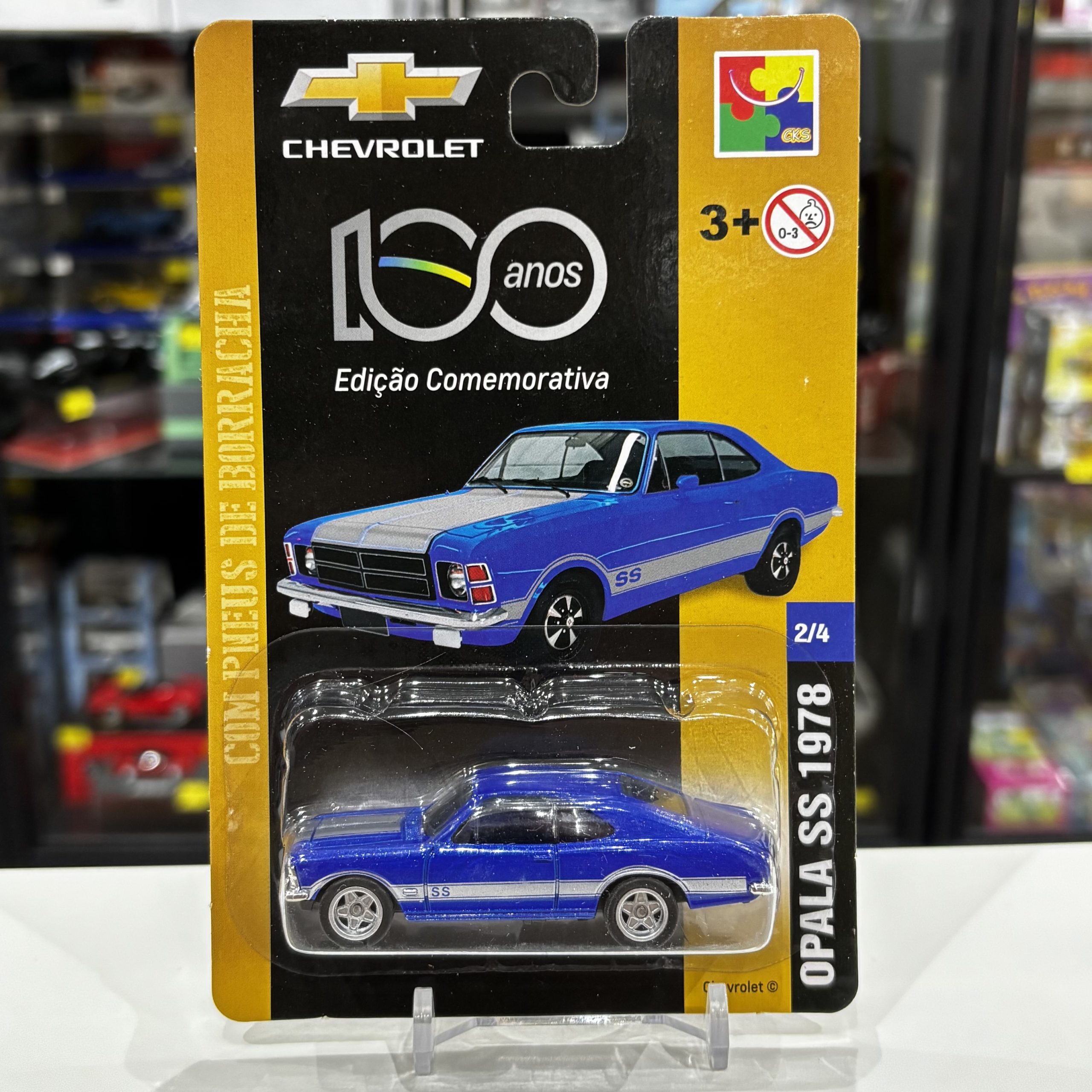 CKS 1978 Chevrolet Opala SS metallic blue with rubber tyres
