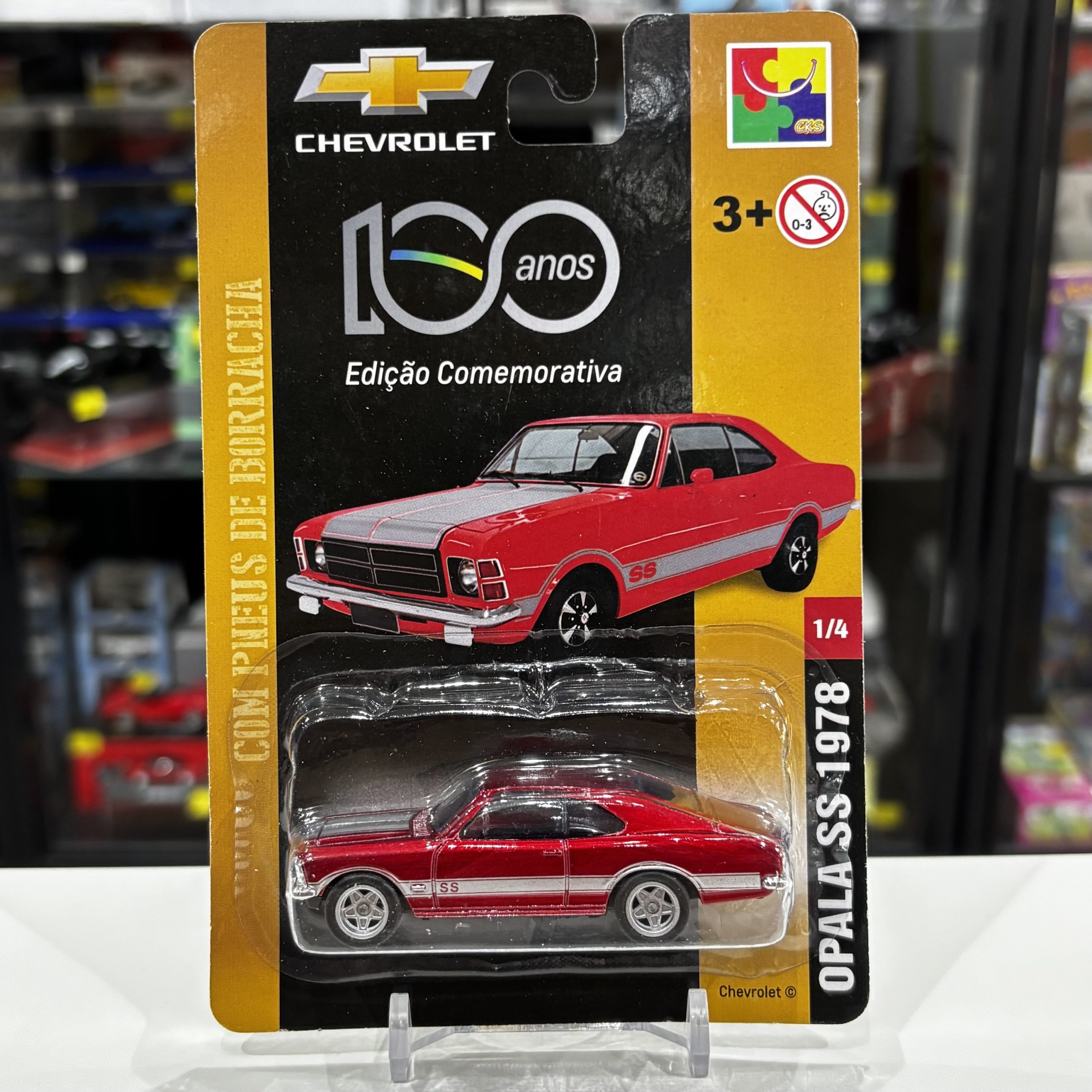 CKS 1978 Chevrolet Opala SS metallic red with rubber tyres