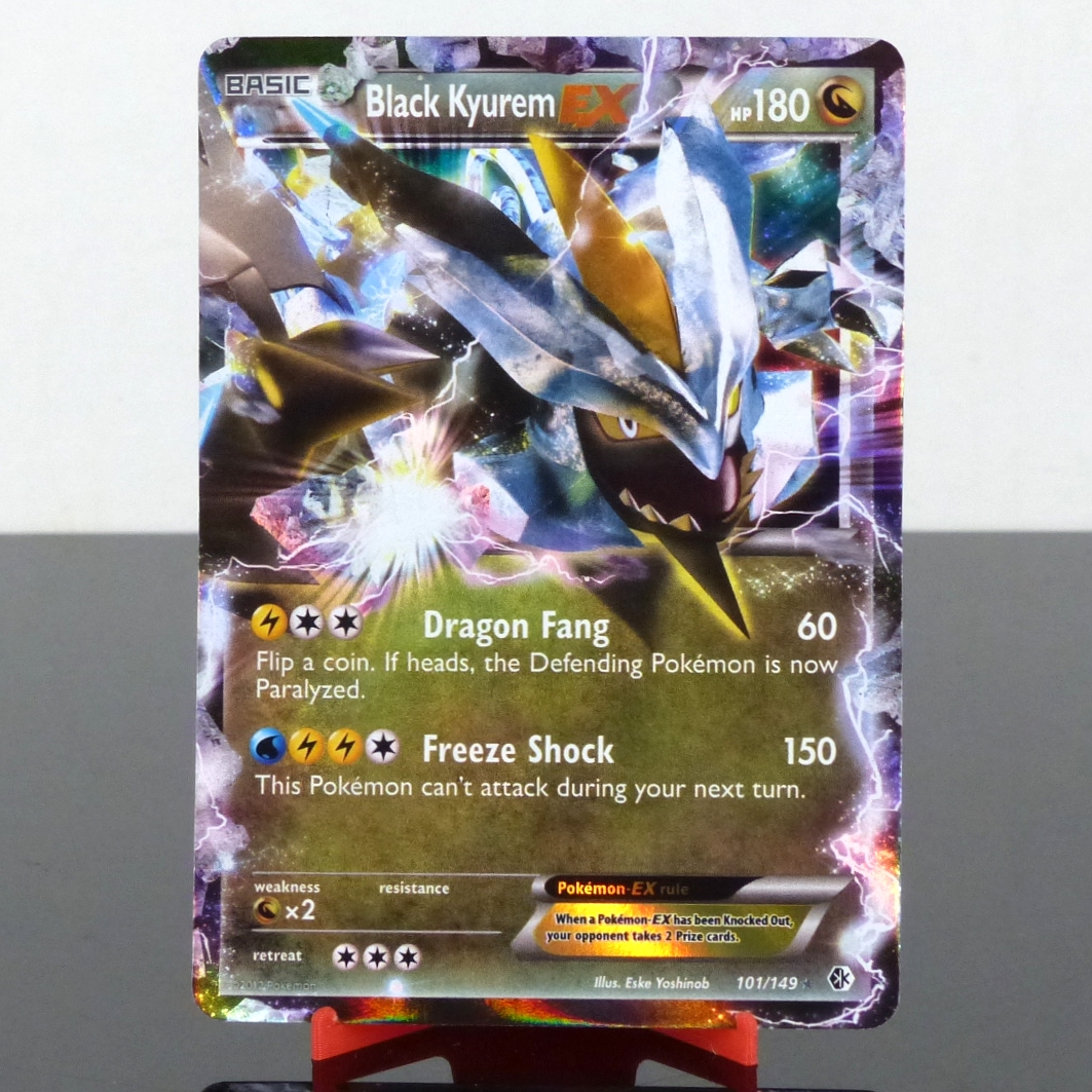 Pokémon 101/149 Black Kyurem EX - Holo - Boundaries Crossed - Black & White - 2012