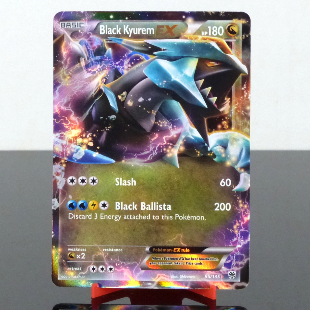 Pokémon 95/135 Black Kyurem EX - Holo - Plasma Storm - Black & White - 2012