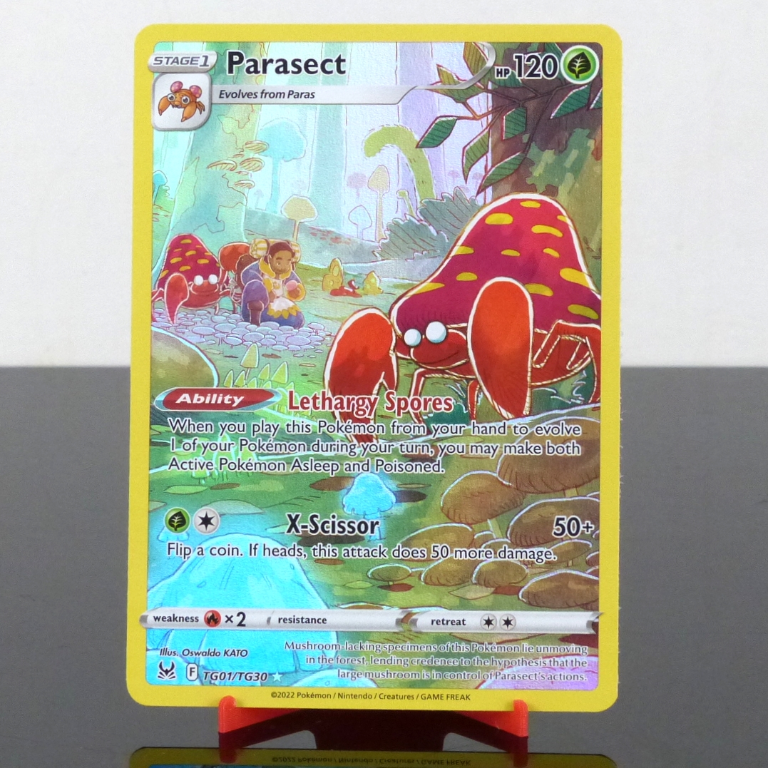 Pokémon TG01/TG30 Parasect - Holo Trainer Gallery - Lost Origin - Sword & Shield - 2022