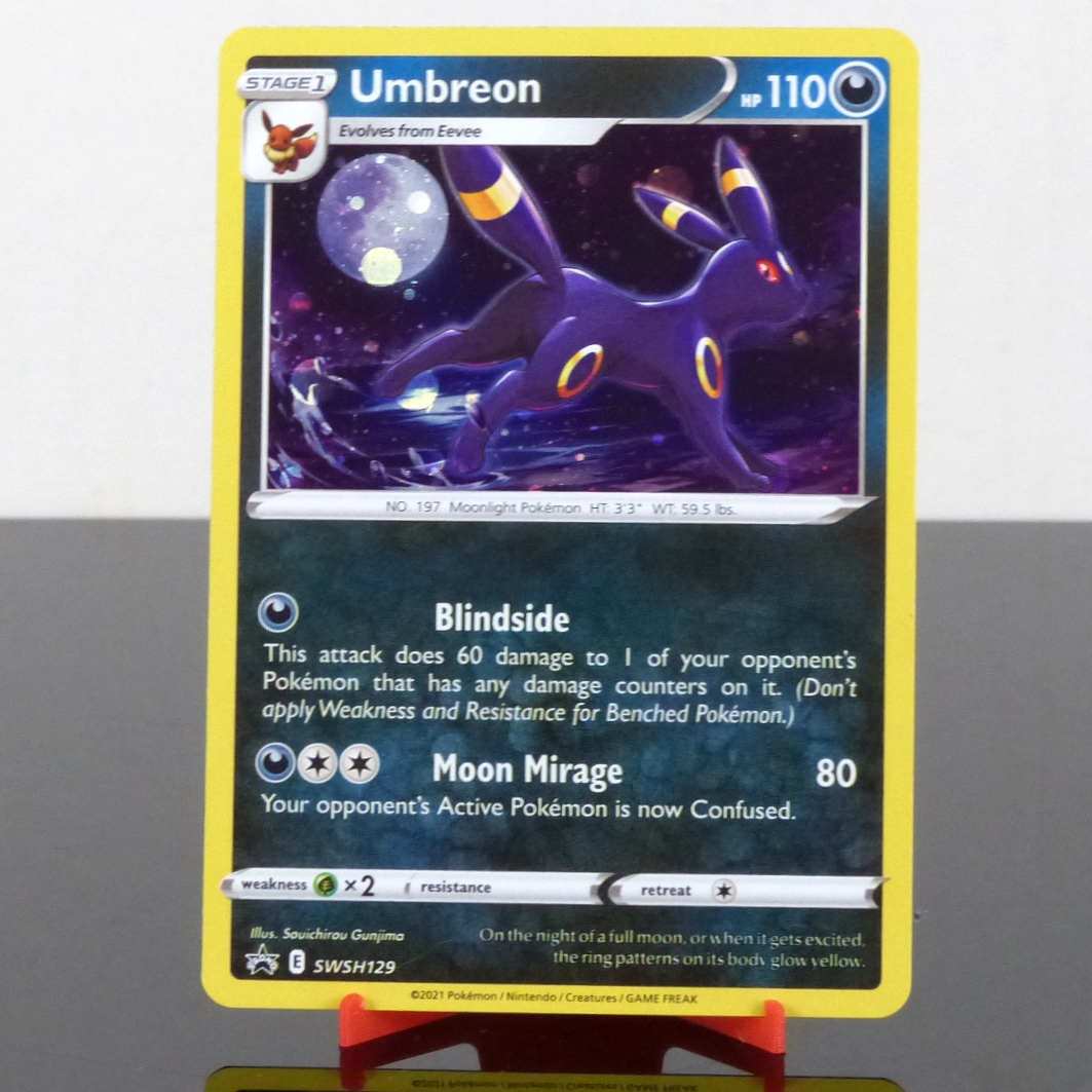 Pokémon SWSH129 Umbreon - Cosmos Holo - Black Star Promo - Sword & Shield - 2021