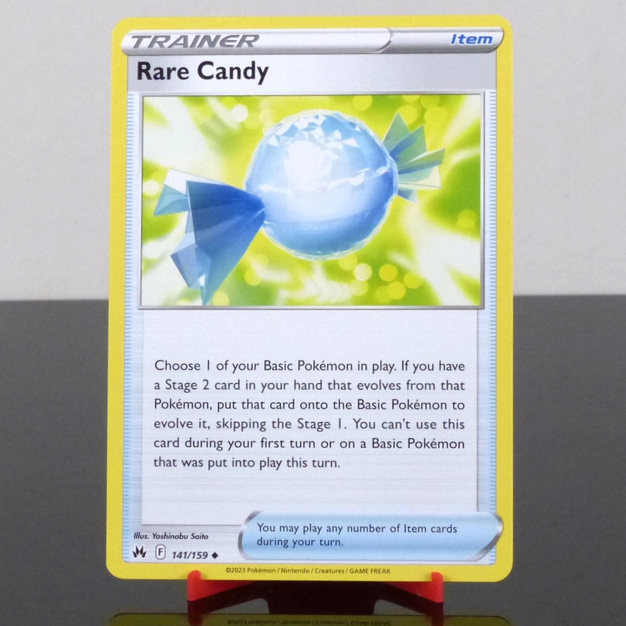 Pokémon 141/159 Rare Candy - Crown Zenith - Sword & Shield - 2023