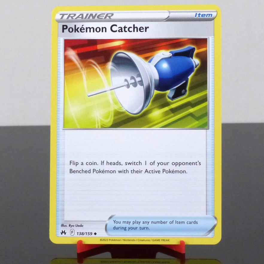 Pokémon 138/159 Pokémon Catcher - Crown Zenith - Sword & Shield - 2023