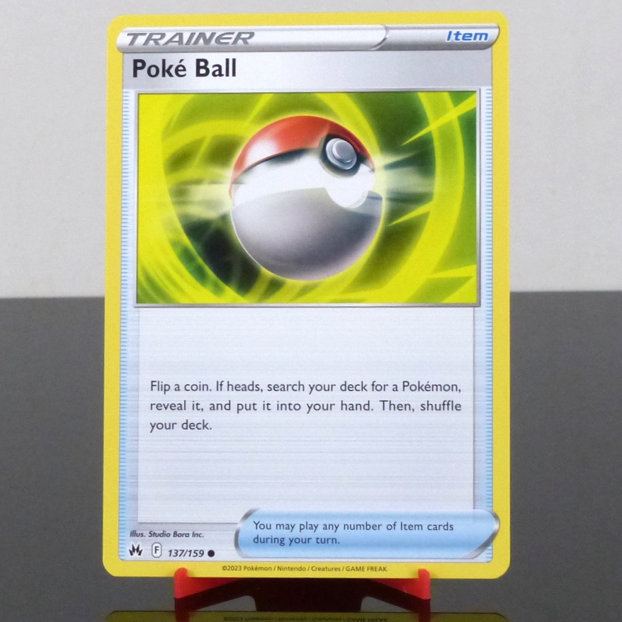 Pokémon 137/159 Poké Ball - Crown Zenith - Sword & Shield - 2023