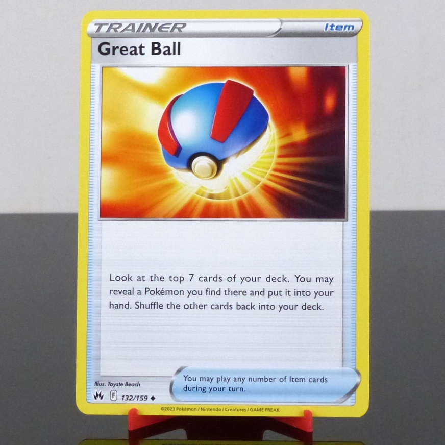 Pokémon 132/159 Great Ball - Crown Zenith - Sword & Shield - 2023