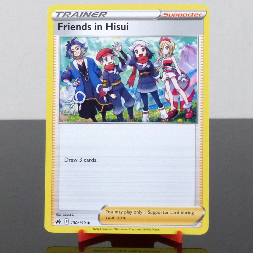 Pokémon 130/159 Friends in Hisui - Crown Zenith - Sword & Shield - 2023