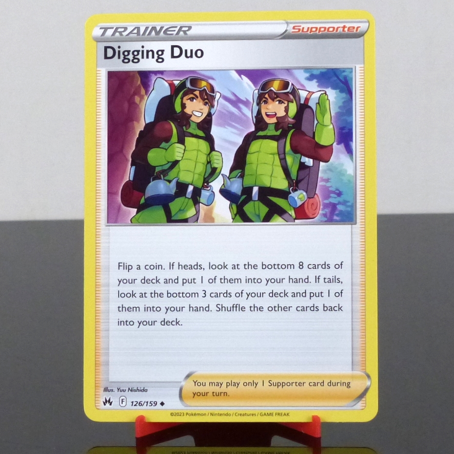 Pokémon 126/159 Digging Duo - Crown Zenith - Sword & Shield - 2023