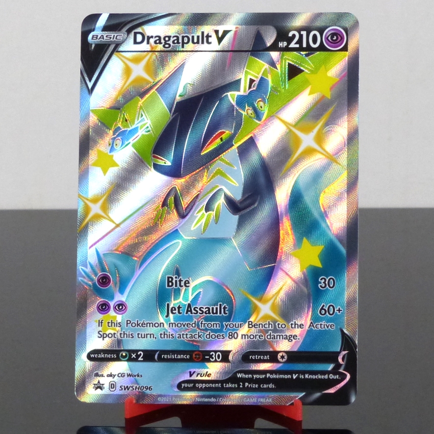 Pokémon SWSH096 Dragapult V - Holo - Black Star Promo - Sword & Shield - 2021