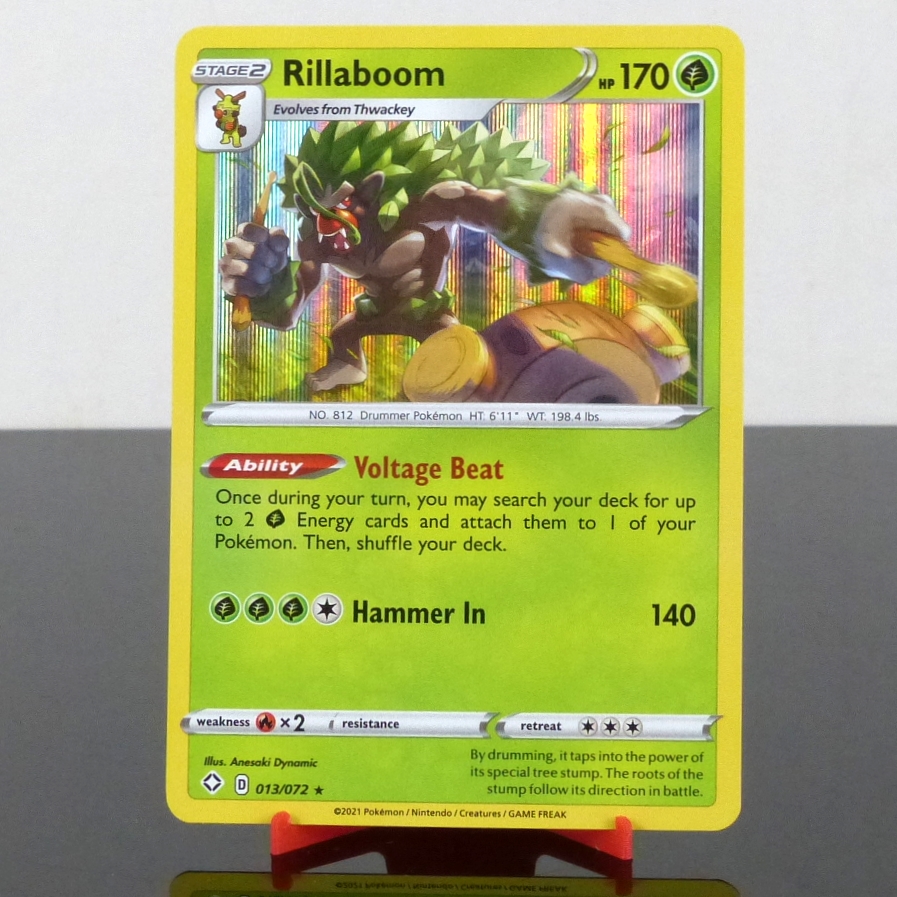 Pokémon 013/072 Rillaboom - Holo - Shining Fates - Sword & Shield - 2021
