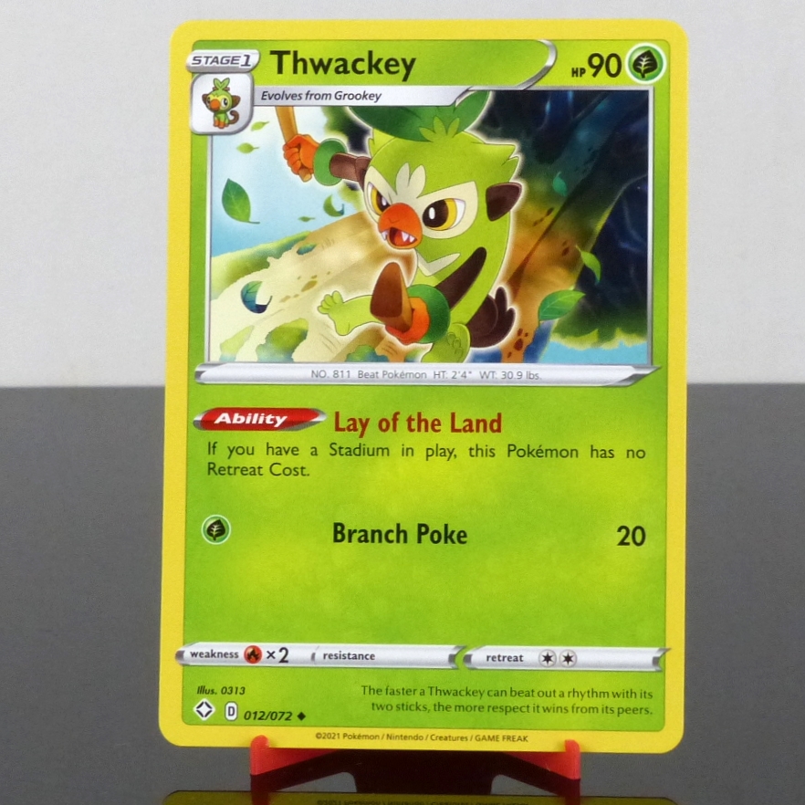 Pokémon 012/072 Thwackey - Shining Fates - Sword & Shield - 2021