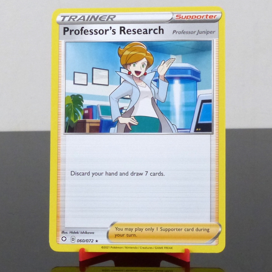 Pokémon 060/072 Professor's Research - Professor Juniper - Shining Fates - Sword & Shield - 2021