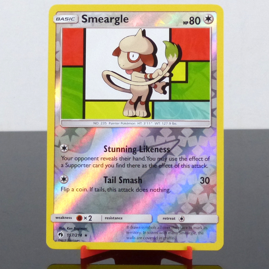 Pokémon 157/214 Smeargle - Reverse Holo - Lost Thunder - Sun & Moon - 2018
