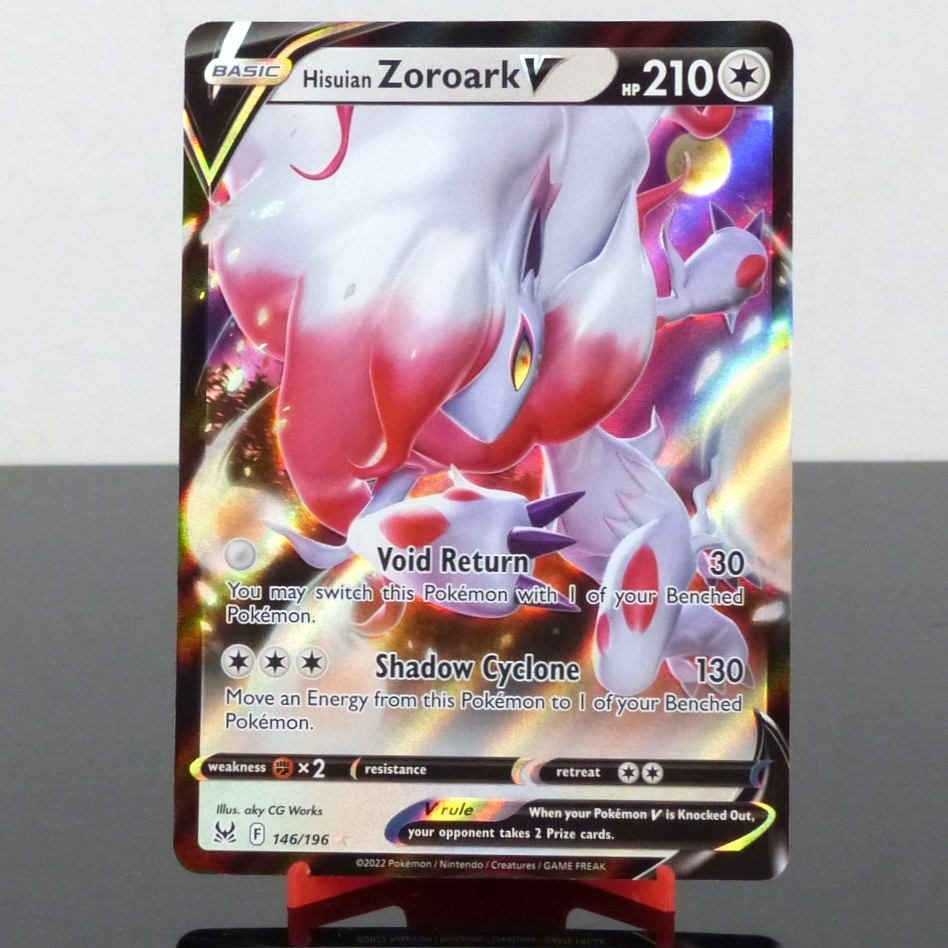 Pokémon 146/196 Hisuian Zoroark V - Holo - Lost Origin - Sword & Shield - 2022