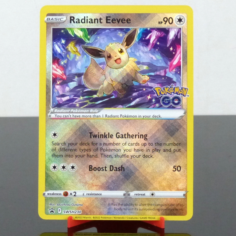 Pokémon SWSH230 Radiant Eevee - Holo - Black Star Promo - Sword & Shield - 2022