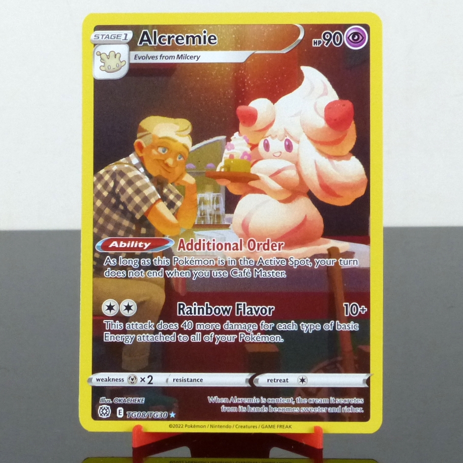 Pokémon TG08/TG30 Alcremie - Holo Trainer Gallery - Brilliant Stars - Sword & Shield - 2022