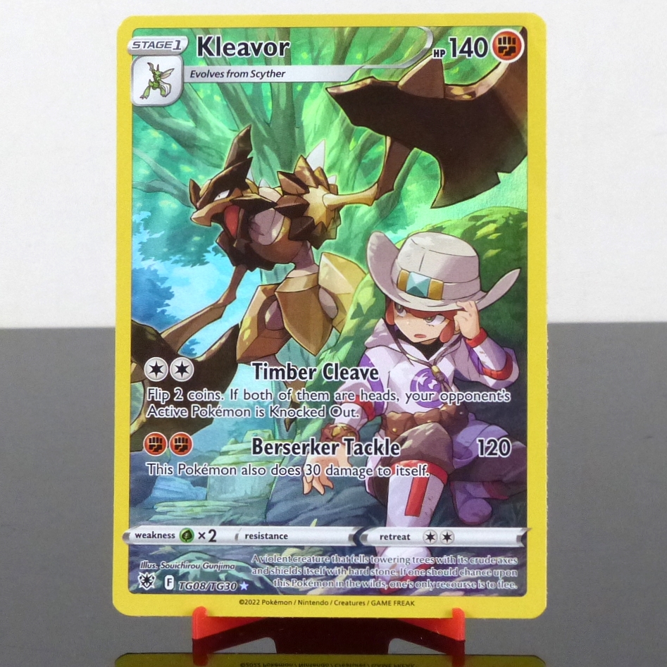 Pokémon TG08/TG30 Kleavor - Holo Trainer Gallery - Astral Radiance - Sword & Shield - 2022