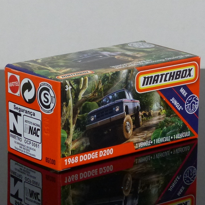 Matchbox 2020 Power Grabs 65/100 1968 Dodge D200 BOXED SEALED