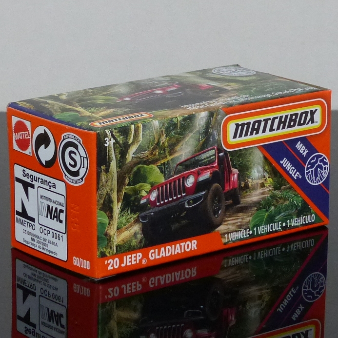 Matchbox 2020 Power Grabs 60/100 20′ Jeep Gladiator red BOXED SEALED