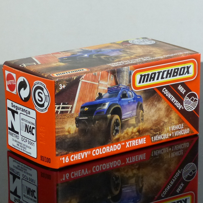 Matchbox 2020 Power Grabs 93/100 '16 Chevy Colorado Xtreme BOXED SEALED