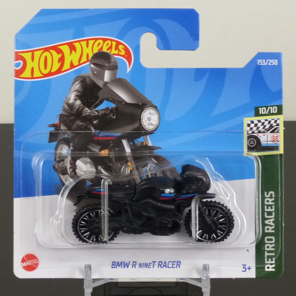 Hot Wheels Mainline 2022 153/250 BMW R NineT Racer Black SHORT CARD SEALED