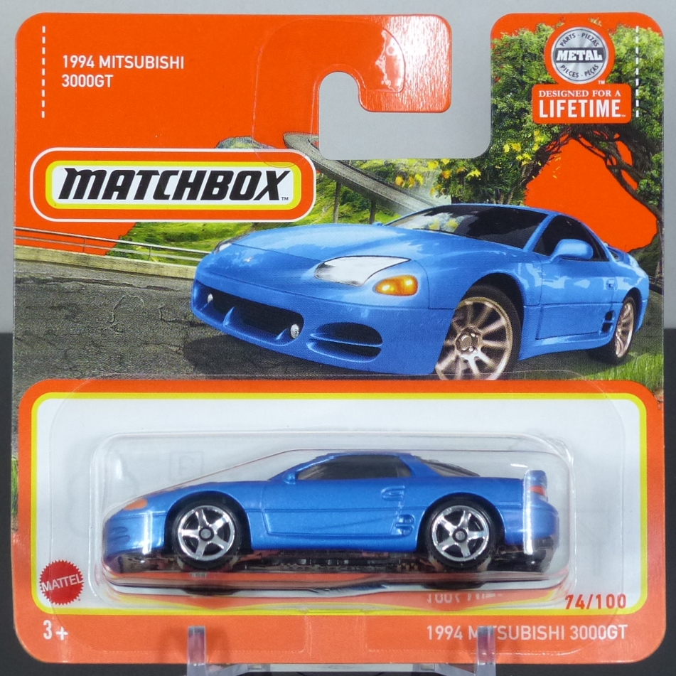 Matchbox Mattel 2024 74/100 1994 Mitsubishi 3000GT metallic blue CARDED SEALED