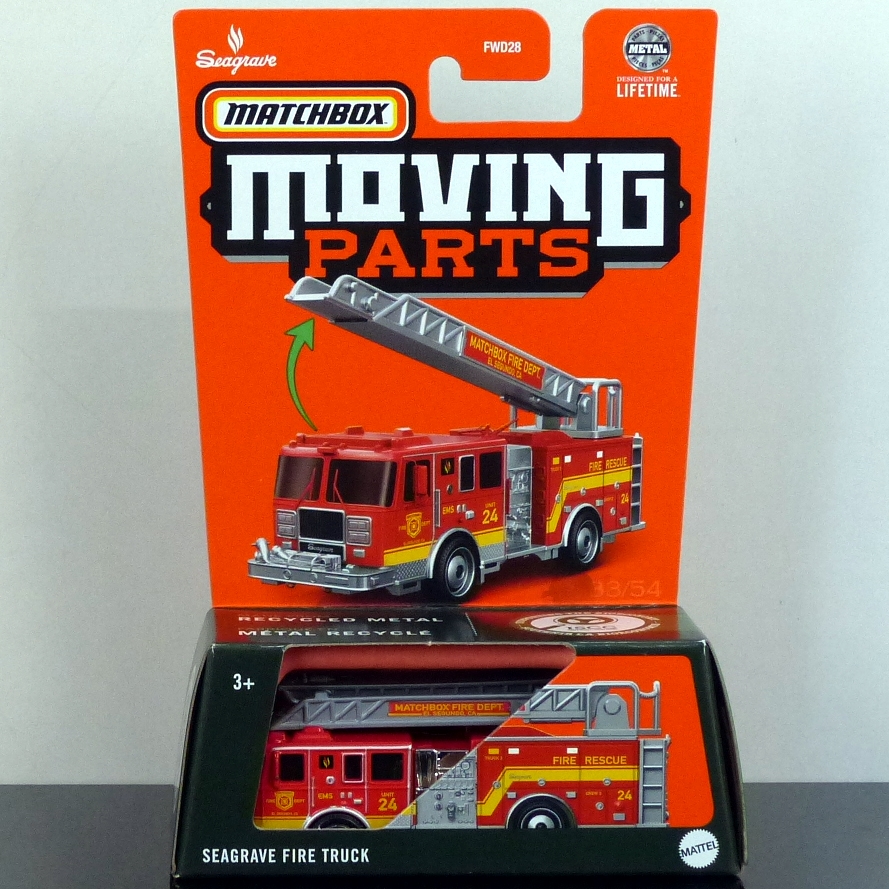 Matchbox Moving Parts 2024 Seagrave Fire Truck