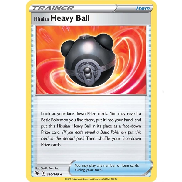 Pokémon 146/189 Hisuian Heavy Ball - Trainer Item - Astral Radiance - Sword & Shield - 2022