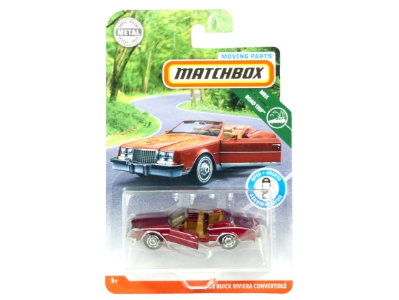 Matchbox Moving Parts ’83 Buick Riviera Convertible red