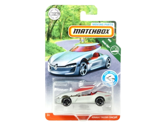 Matchbox Moving Parts Renault Trezor Concept matt silver