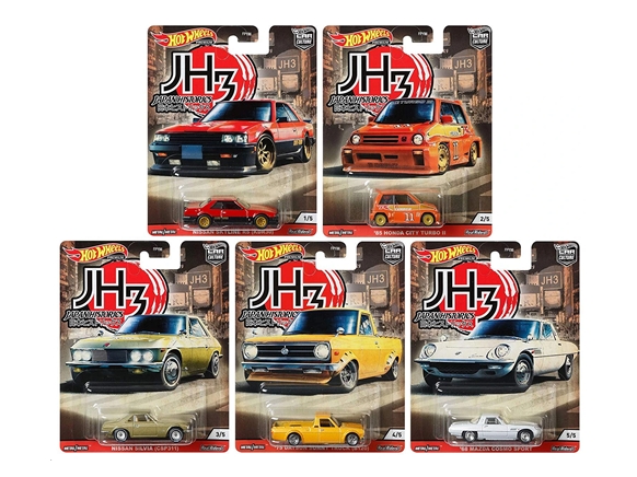 Hot Wheels Car Culture Japanese Historics 3 2020 (5 pieces)