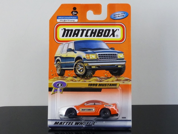 Matchbox Mattel 08 Ford Mustang 1999 Mexican Promotional Model SEALED