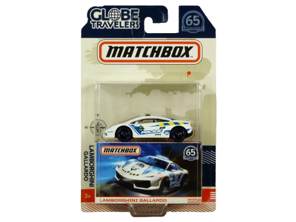 Matchbox Globe Travelers Lamborghini Gallardo Police Car