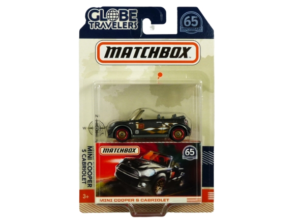 Matchbox Globe Travelers Mini Cooper S Cabriolet metallic grey #18