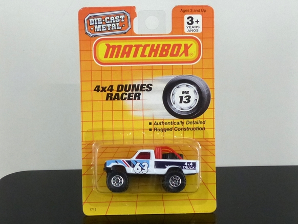 Matchbox International MI 063 MB-13 Ford 4X4 Pickup white & blue #63 USA export version (Thailand) SEALED
