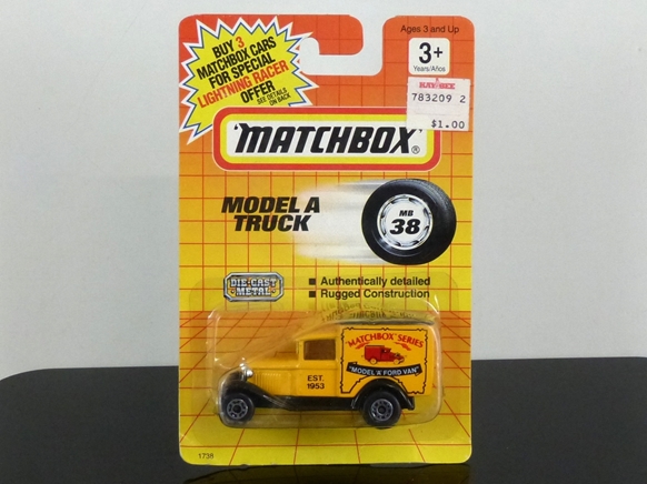 Matchbox International MI 038 MB-38 Ford Model T Van Matchbox Series USA export version (Thailand) SEALED