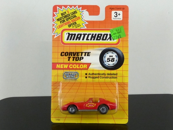 Matchbox International MI 097 MB-58 Corvette T-Top red USA export version (China) SEALED