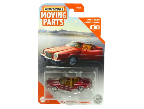 Matchbox Moving Parts ’83 Buick Riviera Convertible red (new packaging)
