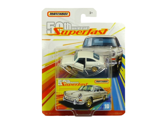 Matchbox Superfast 50th Anniversary 10 ’63 Volkswagen Type 3 Fastback white