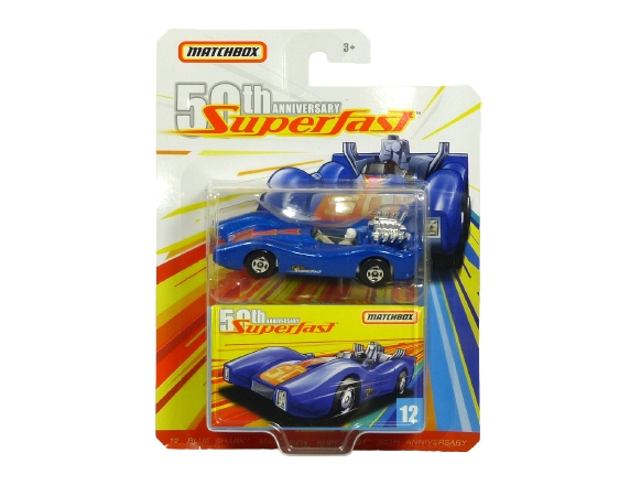 Matchbox Superfast 50th Anniversary 12 Blue Shark #50