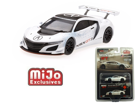 Truescale (TSM) Mini GT 047-MJ 1:64 Acura NSX GT3 2016 New York Autoshow MIJO USA Exclusive