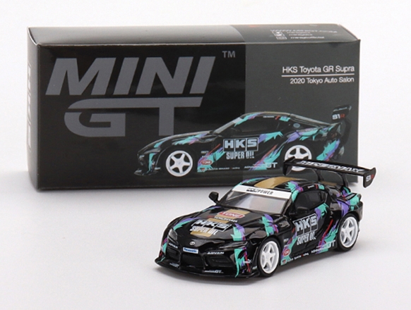 Truescale (TSM) Mini GT 350 1:64 HKS Toyota GR Supra 2020 Tokyo Auto Salon