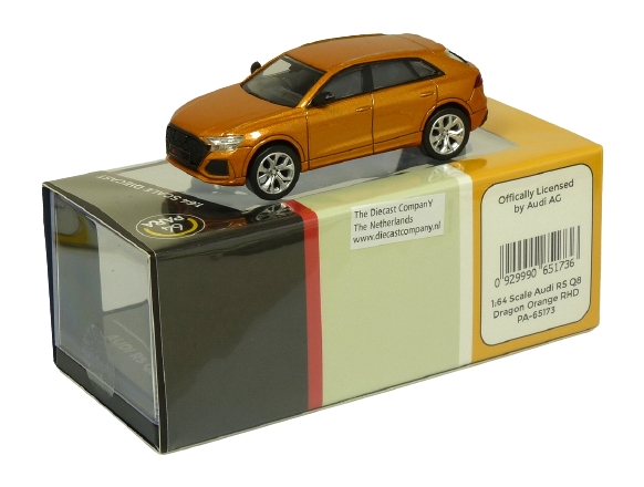 Paragon Para64 65173R 1:64 Audi RS Q8 dragon orange