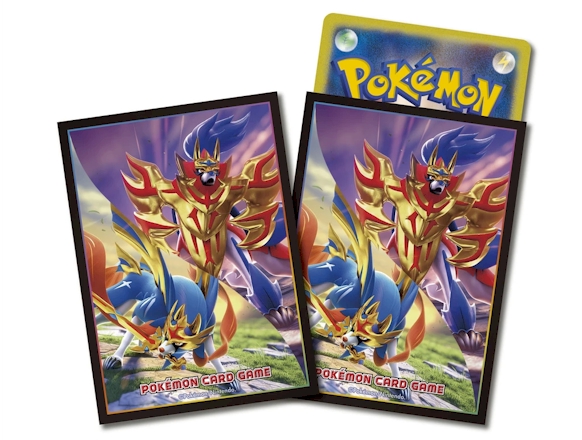 Pokémon centre JAPAN Zamazenta & Zacian Deck Shields 64 Sleeves