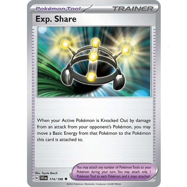 Pokémon 174/198 Exp. Share - Trainer Tool - Base Set - Scarlet & Violet - 2023