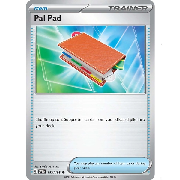 Pokémon 182/198 Pal Pad - Trainer Item - Base Set - Scarlet & Violet - 2023