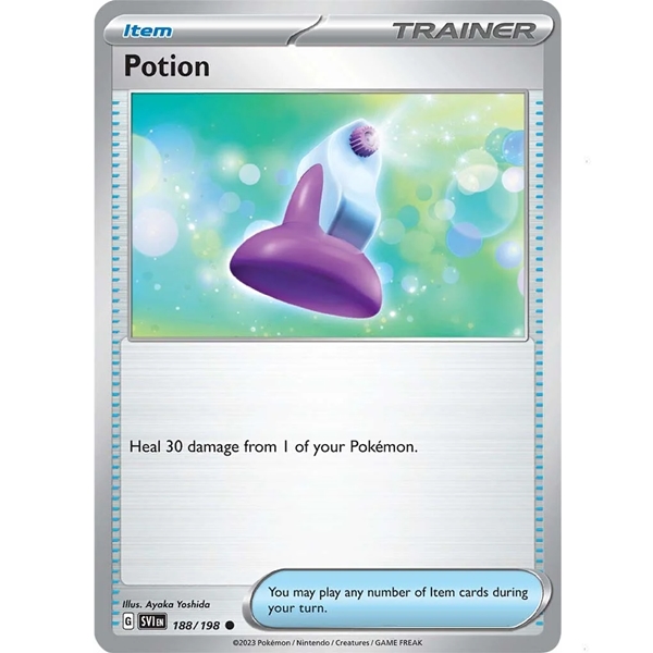 Pokémon 188/198 Potion - Trainer Item - Base Set - Scarlet & Violet - 2023