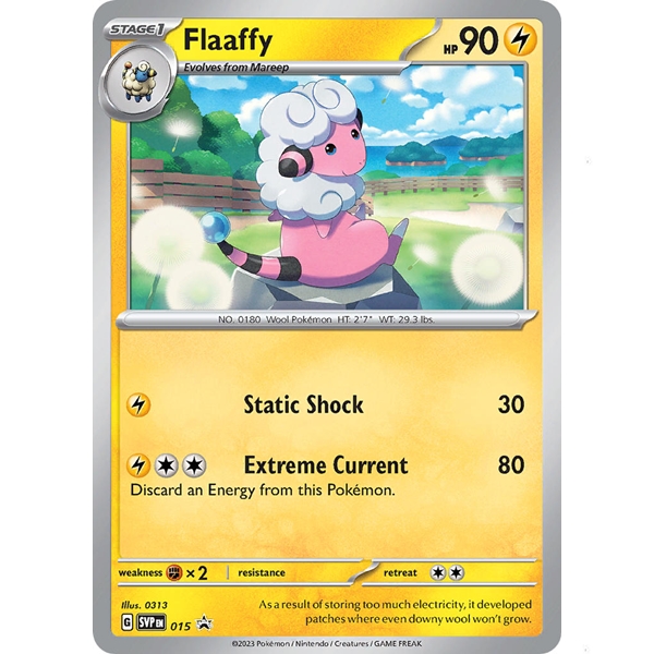 Pokémon SVP 015 Flaaffy - Black Star Promo - Scarlet & Violet - 2023