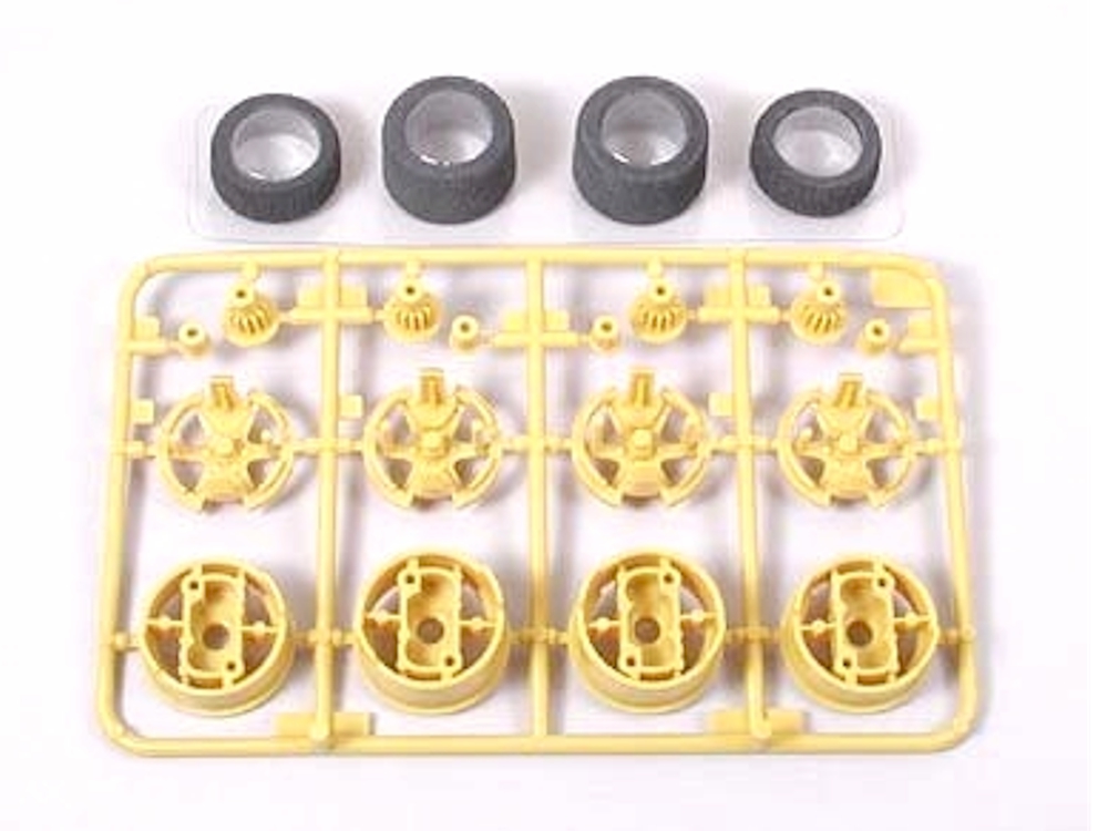 Tamiya 15246 Mini 4WD Large Dia One Way Wheel Set for Super X Chassis