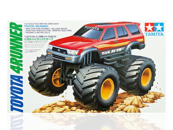 Tamiya 17010 Wild Mini 4WD 1:32 Toyota 4Runner Monster Truck